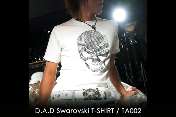 メンズD.A.D スワロフスキーTシャツ2枚セット
